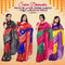 Pack of 4 Foil Work Sarees (4FPS1)