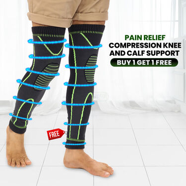 Pain Relief Compression knee And Calf Support B1G1 (PRS80)