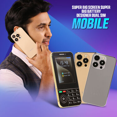 Super Big Screen Super Big Battery Dual Sim Mobile (K999)