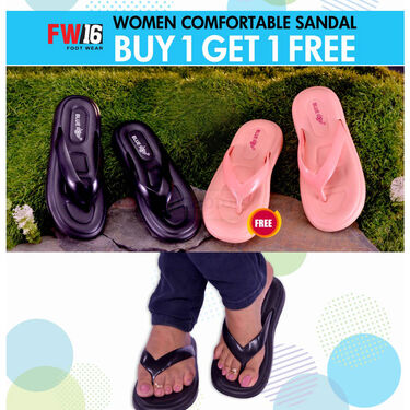 Women Comfortable Sandal - Buy 1 Get 1 Free (WS3)